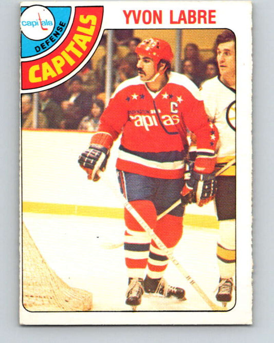 1978-79 O-Pee-Chee #324 Yvon Labre  Washington Capitals  V25424