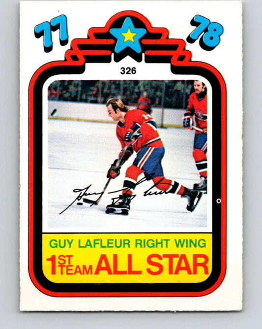 1978-79 O-Pee-Chee #326 Guy Lafleur AS  Montreal Canadiens  V25435