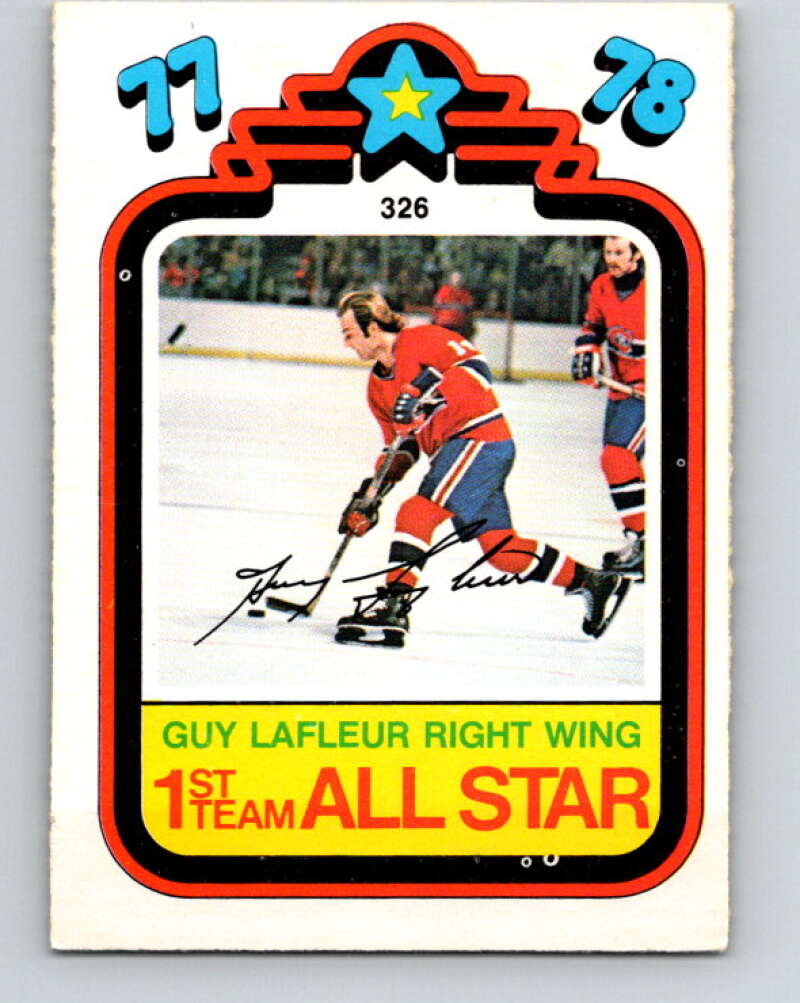 1978-79 O-Pee-Chee #326 Guy Lafleur AS  Montreal Canadiens  V25438