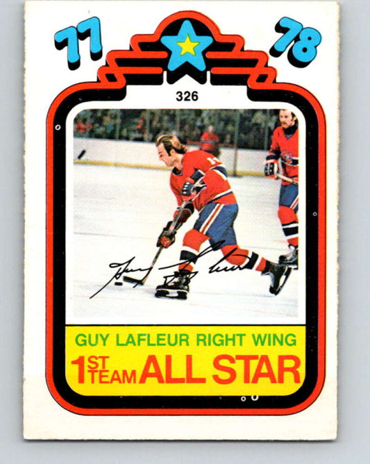 1978-79 O-Pee-Chee #326 Guy Lafleur AS  Montreal Canadiens  V25438