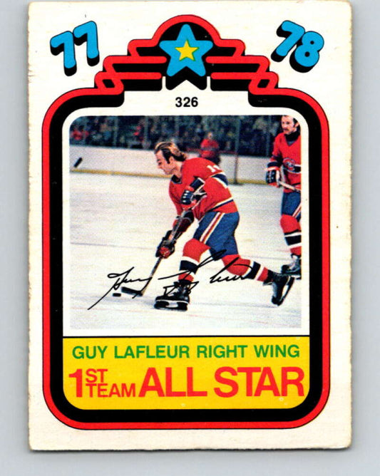 1978-79 O-Pee-Chee #326 Guy Lafleur AS  Montreal Canadiens  V25439
