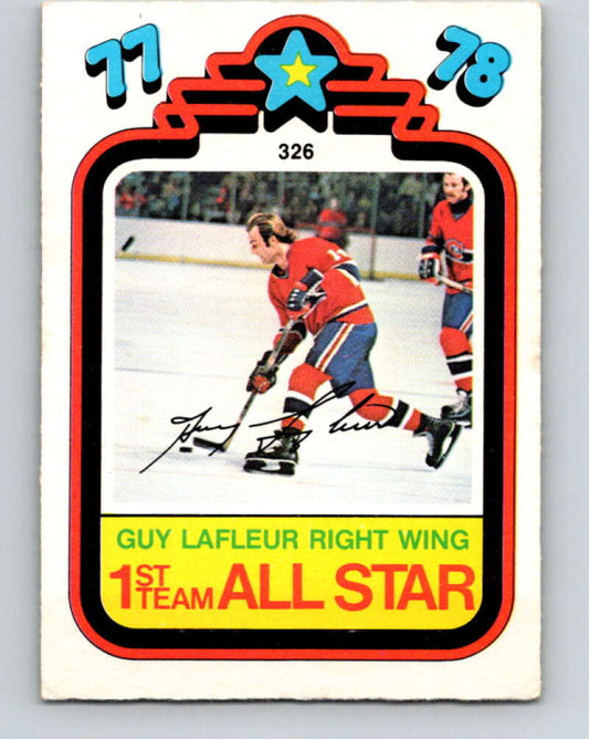1978-79 O-Pee-Chee #326 Guy Lafleur AS  Montreal Canadiens  V25440