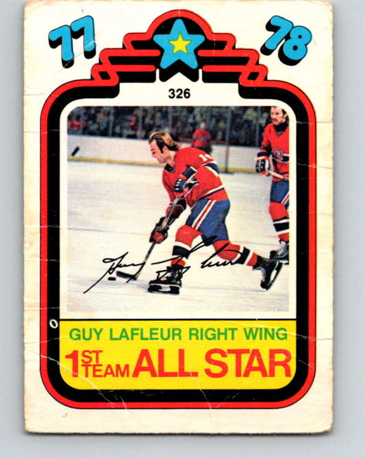 1978-79 O-Pee-Chee #326 Guy Lafleur AS  Montreal Canadiens  V25445