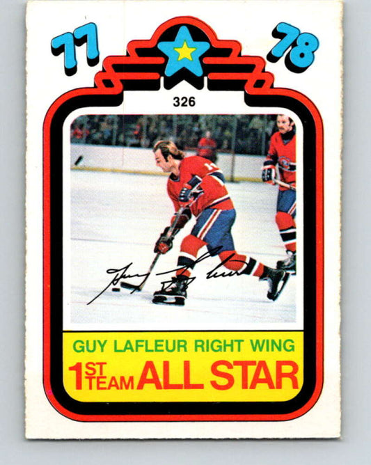 1978-79 O-Pee-Chee #326 Guy Lafleur AS  Montreal Canadiens  V25447