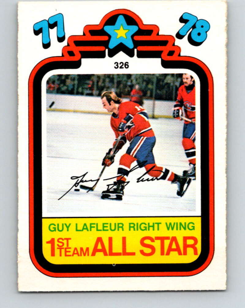 1978-79 O-Pee-Chee #326 Guy Lafleur AS  Montreal Canadiens  V25448
