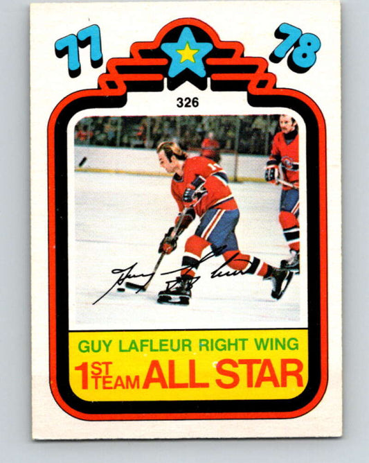 1978-79 O-Pee-Chee #326 Guy Lafleur AS  Montreal Canadiens  V25449