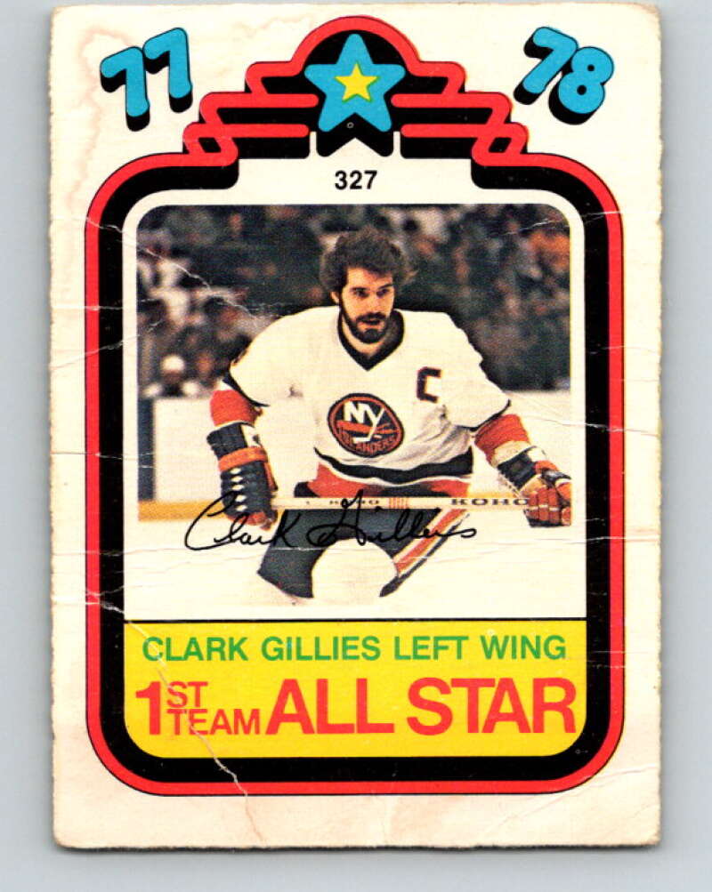 1978-79 O-Pee-Chee #327 Clark Gillies AS  New York Islanders  V25450