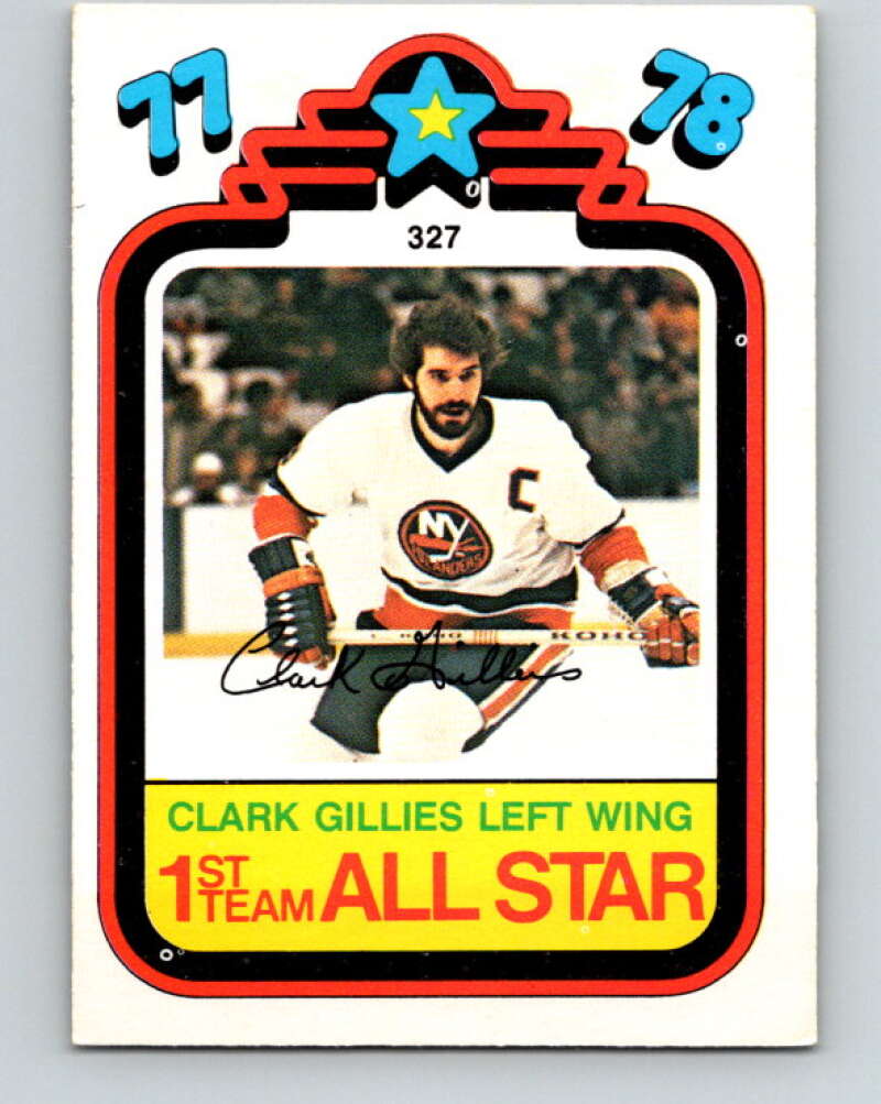 1978-79 O-Pee-Chee #327 Clark Gillies AS  New York Islanders  V25452