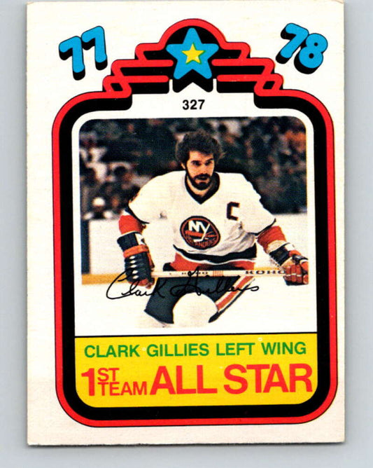 1978-79 O-Pee-Chee #327 Clark Gillies AS  New York Islanders  V25453