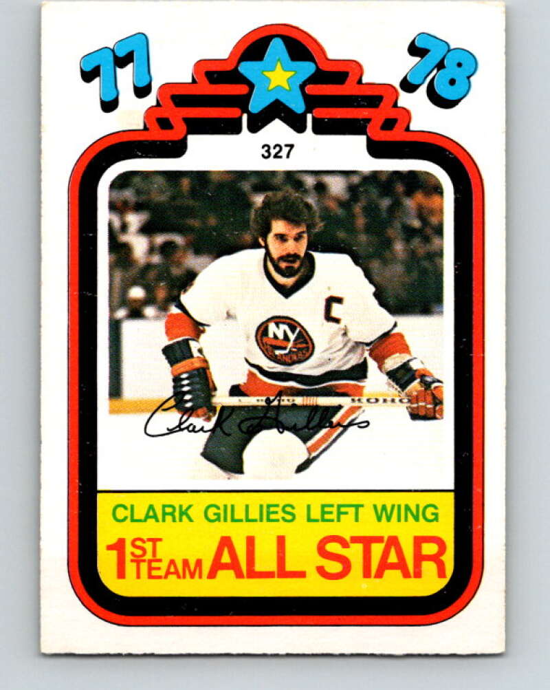 1978-79 O-Pee-Chee #327 Clark Gillies AS  New York Islanders  V25454