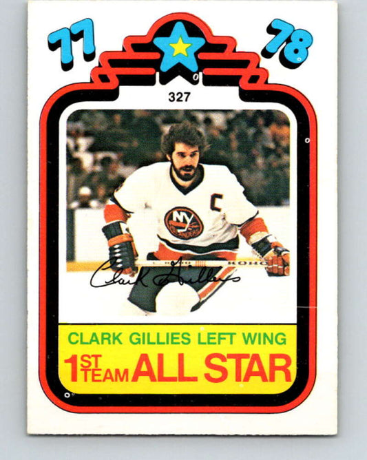 1978-79 O-Pee-Chee #327 Clark Gillies AS  New York Islanders  V25455