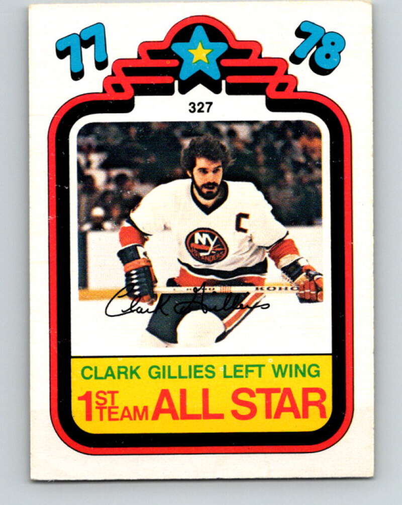 1978-79 O-Pee-Chee #327 Clark Gillies AS  New York Islanders  V25456