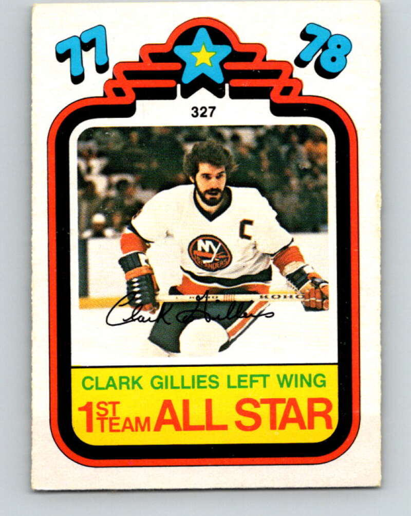 1978-79 O-Pee-Chee #327 Clark Gillies AS  New York Islanders  V25459
