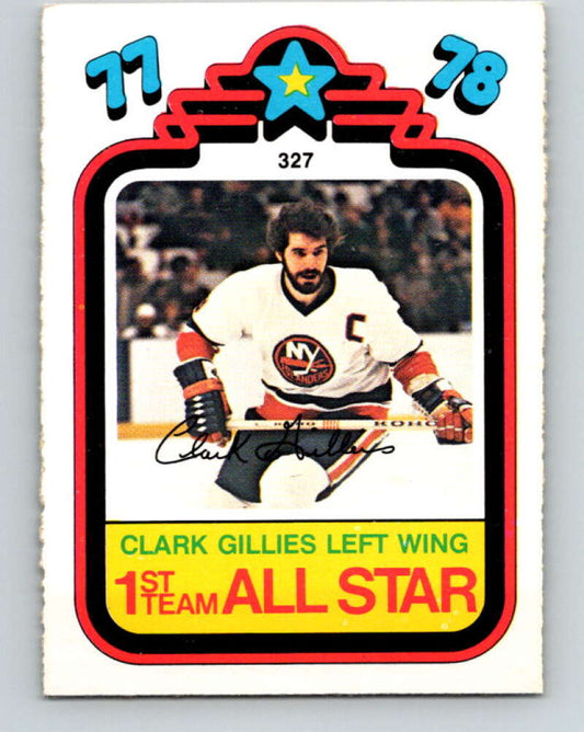 1978-79 O-Pee-Chee #327 Clark Gillies AS  New York Islanders  V25460