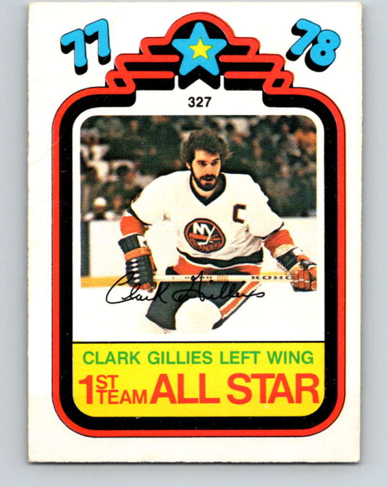 1978-79 O-Pee-Chee #327 Clark Gillies AS  New York Islanders  V25461