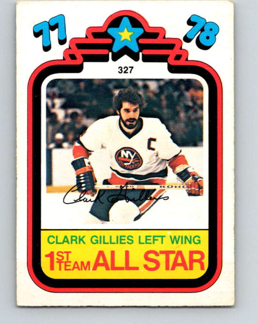 1978-79 O-Pee-Chee #327 Clark Gillies AS  New York Islanders  V25462
