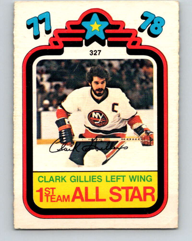 1978-79 O-Pee-Chee #327 Clark Gillies AS  New York Islanders  V25463