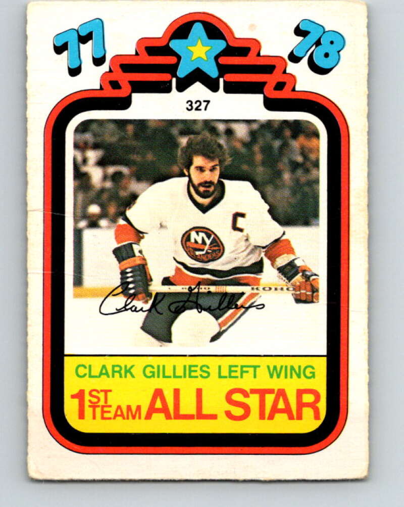 1978-79 O-Pee-Chee #327 Clark Gillies AS  New York Islanders  V25465