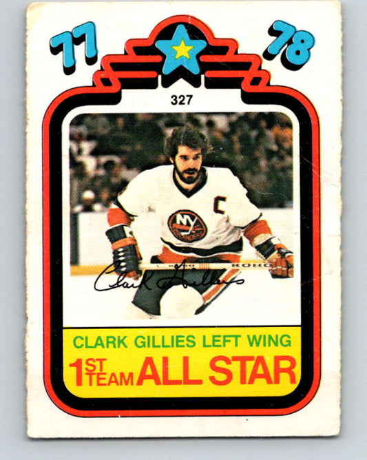 1978-79 O-Pee-Chee #327 Clark Gillies AS  New York Islanders  V25466