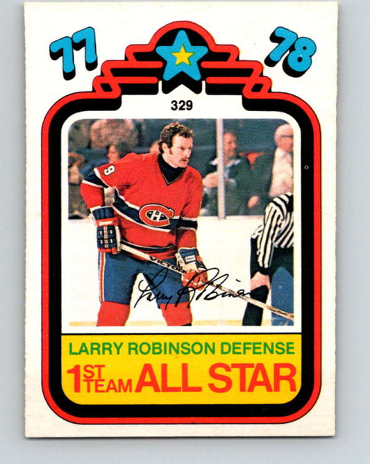 1978-79 O-Pee-Chee #329 Larry Robinson AS  Canadiens  V25481