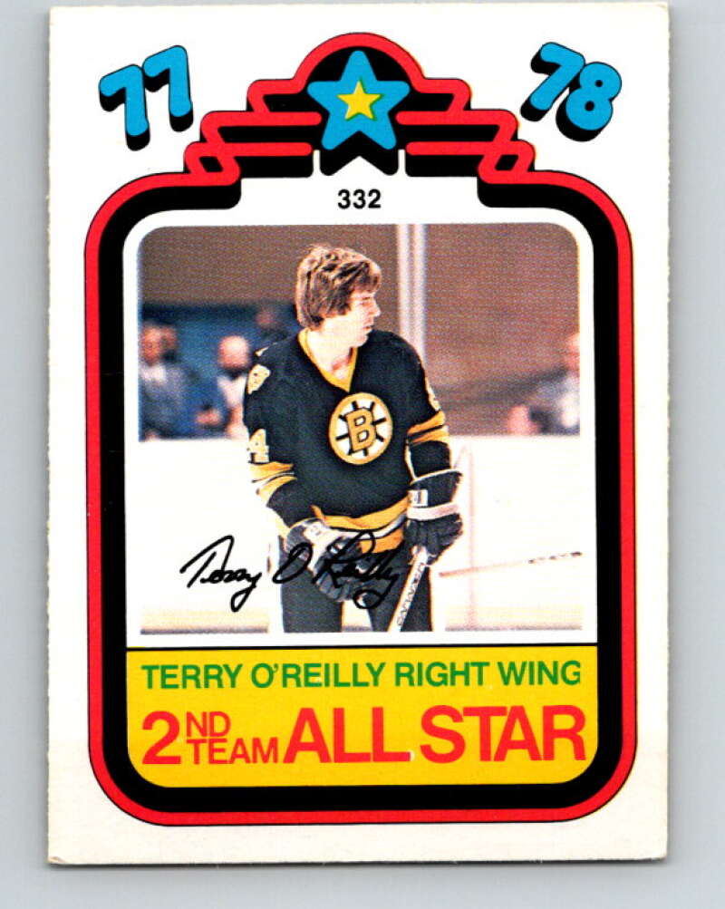 1978-79 O-Pee-Chee #332 Terry O'Reilly AS  Boston Bruins  V25504