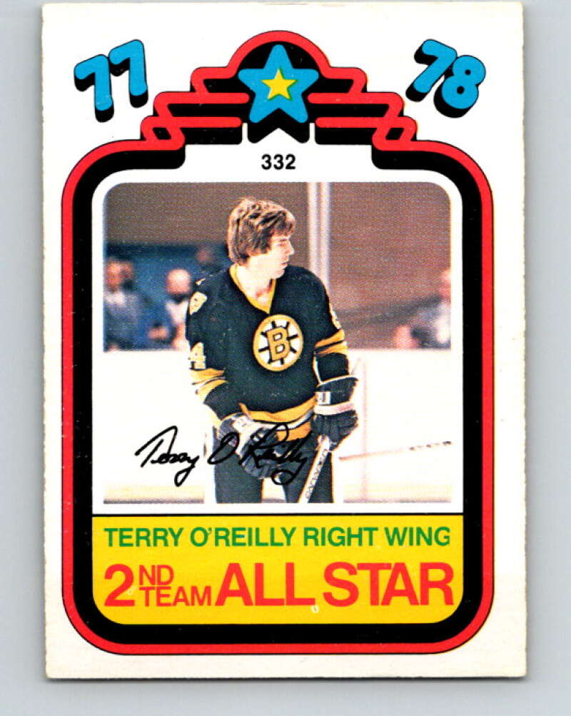 1978-79 O-Pee-Chee #332 Terry O'Reilly AS  Boston Bruins  V25505