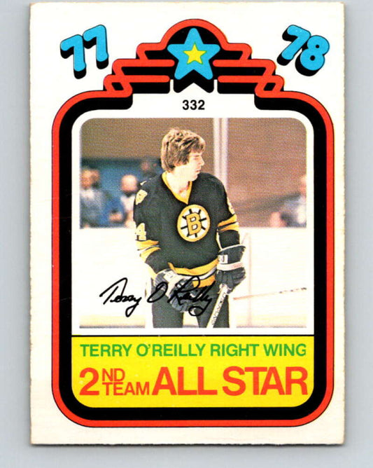 1978-79 O-Pee-Chee #332 Terry O'Reilly AS  Boston Bruins  V25506