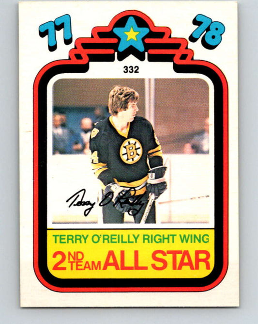 1978-79 O-Pee-Chee #332 Terry O'Reilly AS  Boston Bruins  V25507