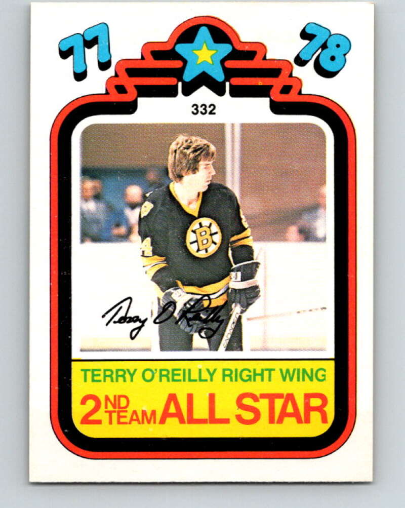 1978-79 O-Pee-Chee #332 Terry O'Reilly AS  Boston Bruins  V25508