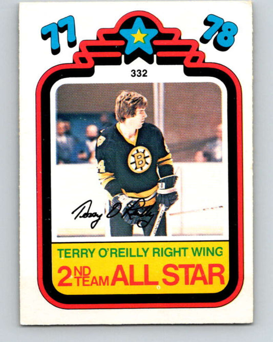 1978-79 O-Pee-Chee #332 Terry O'Reilly AS  Boston Bruins  V25509