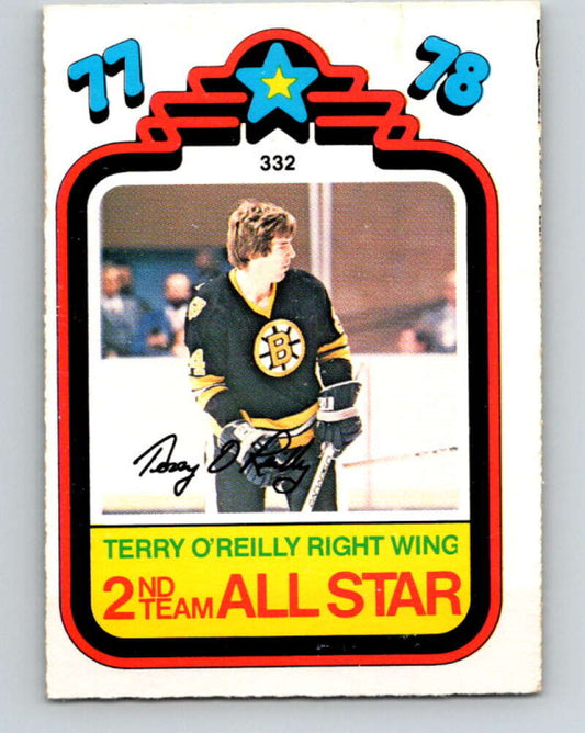 1978-79 O-Pee-Chee #332 Terry O'Reilly AS  Boston Bruins  V25511