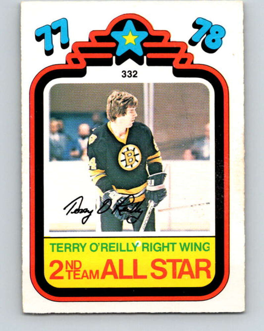 1978-79 O-Pee-Chee #332 Terry O'Reilly AS  Boston Bruins  V25512