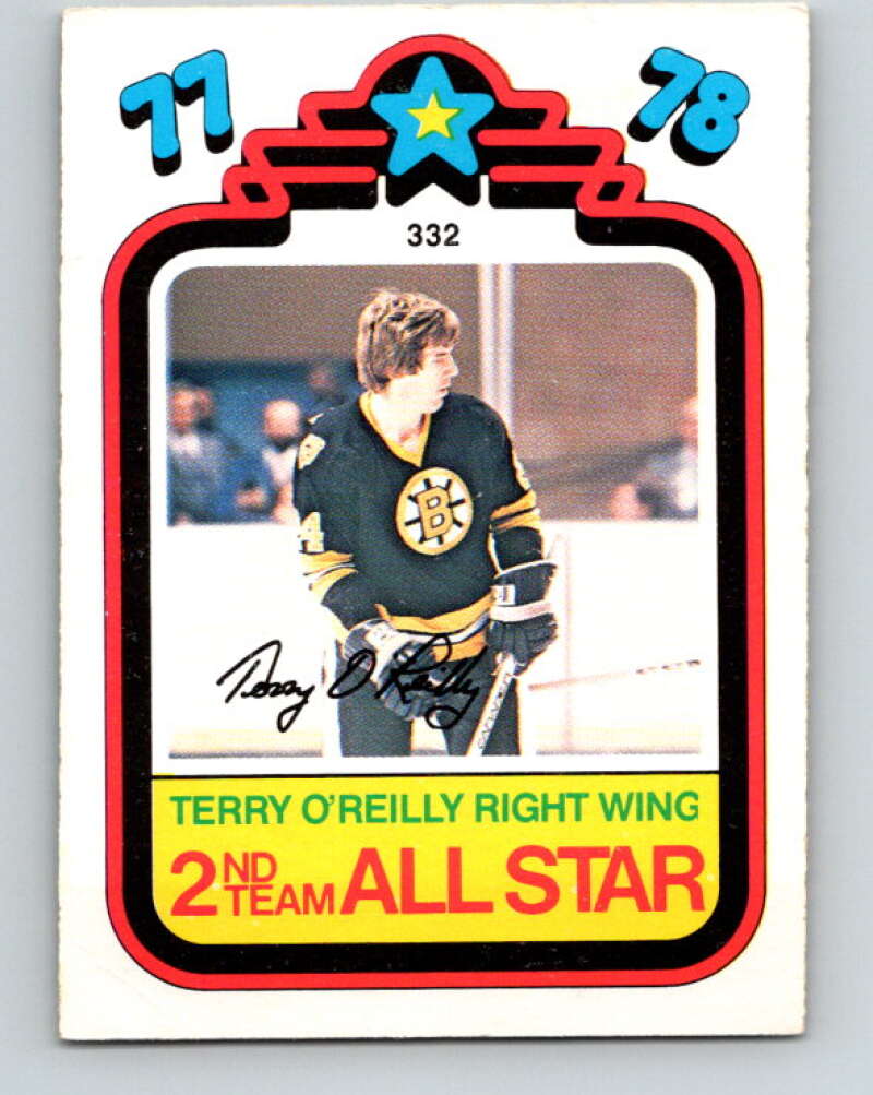 1978-79 O-Pee-Chee #332 Terry O'Reilly AS  Boston Bruins  V25513