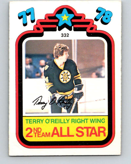 1978-79 O-Pee-Chee #332 Terry O'Reilly AS  Boston Bruins  V25513