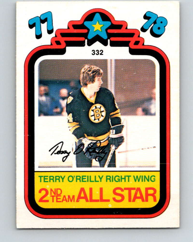 1978-79 O-Pee-Chee #332 Terry O'Reilly AS  Boston Bruins  V25514