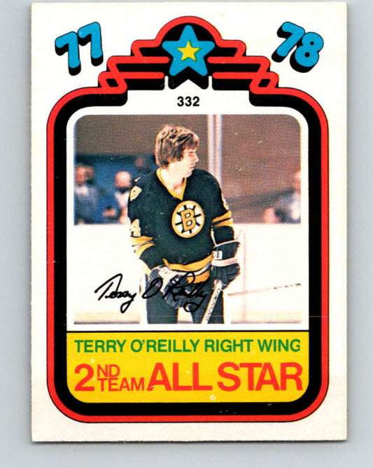 1978-79 O-Pee-Chee #332 Terry O'Reilly AS  Boston Bruins  V25514
