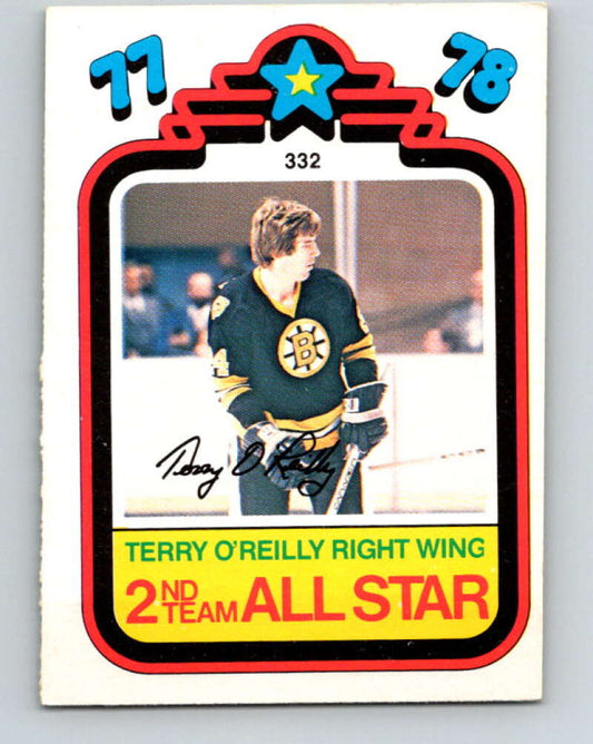 1978-79 O-Pee-Chee #332 Terry O'Reilly AS  Boston Bruins  V25515