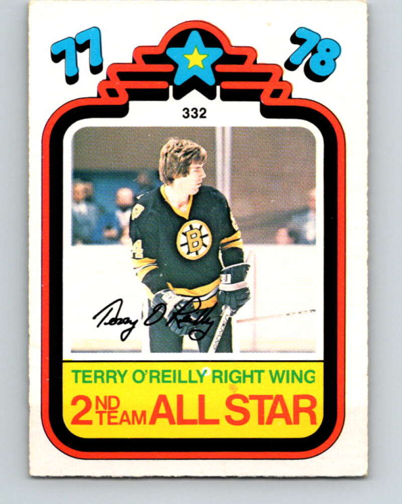 1978-79 O-Pee-Chee #332 Terry O'Reilly AS  Boston Bruins  V25518