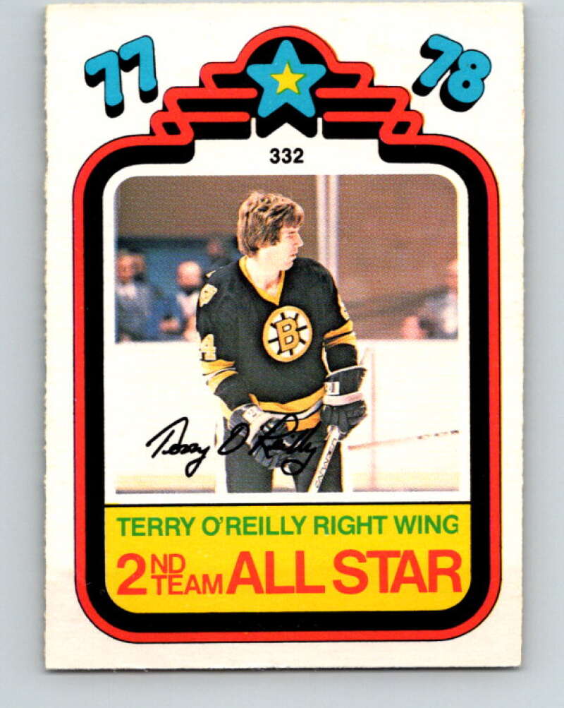 1978-79 O-Pee-Chee #332 Terry O'Reilly AS  Boston Bruins  V25519