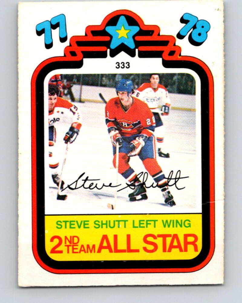 1978-79 O-Pee-Chee #333 Steve Shutt AS  Montreal Canadiens  V25521