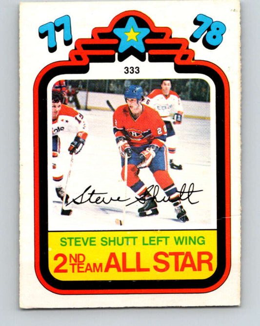 1978-79 O-Pee-Chee #333 Steve Shutt AS  Montreal Canadiens  V25521