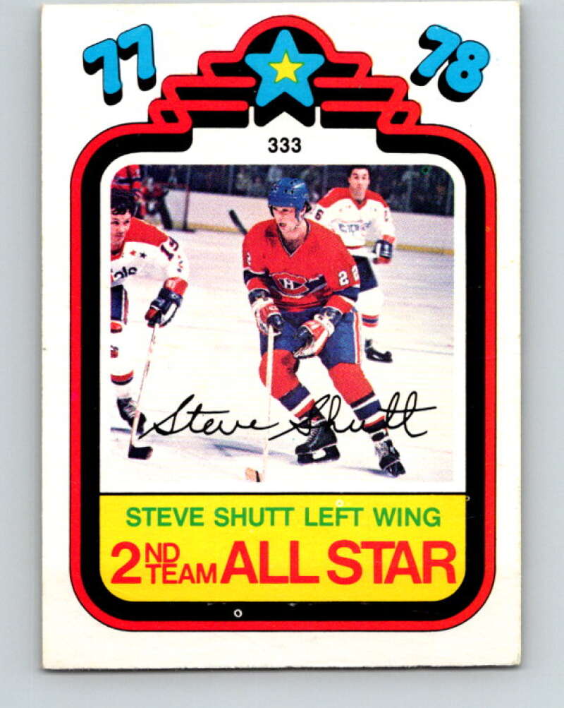 1978-79 O-Pee-Chee #333 Steve Shutt AS  Montreal Canadiens  V25523