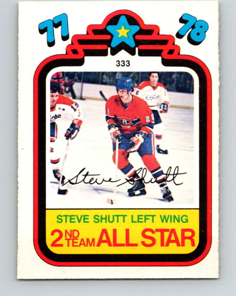 1978-79 O-Pee-Chee #333 Steve Shutt AS  Montreal Canadiens  V25525