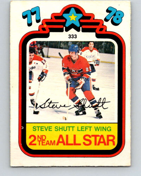 1978-79 O-Pee-Chee #333 Steve Shutt AS  Montreal Canadiens  V25526