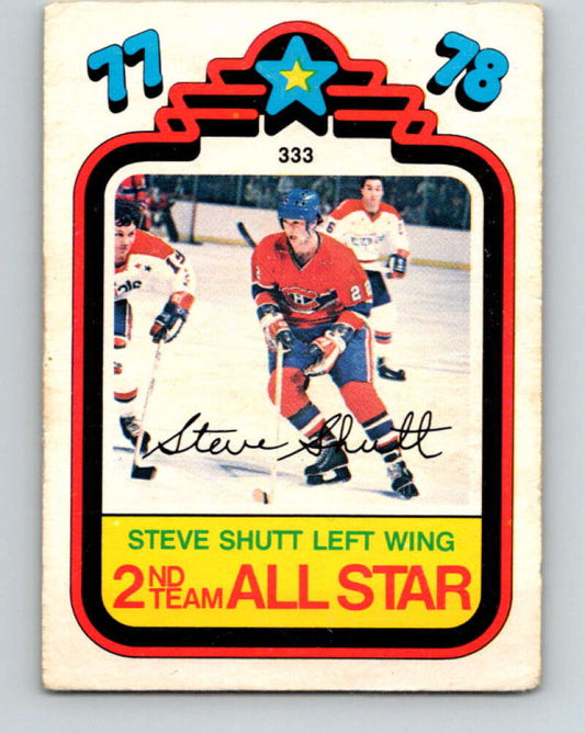 1978-79 O-Pee-Chee #333 Steve Shutt AS  Montreal Canadiens  V25527