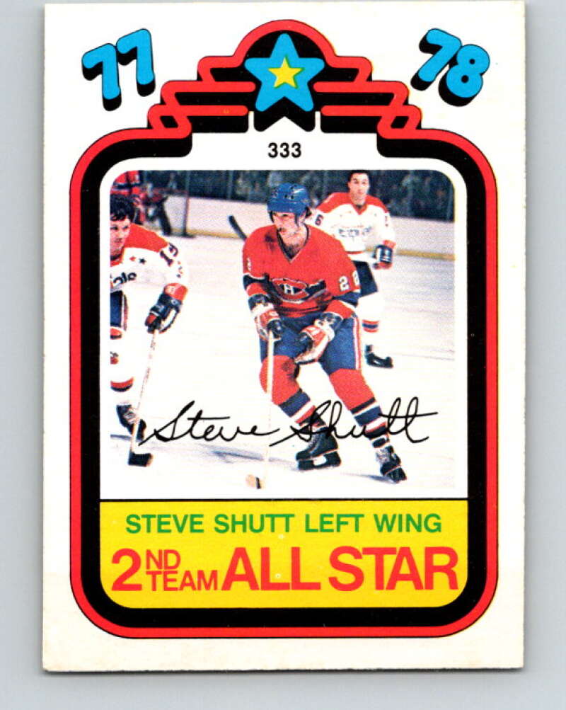 1978-79 O-Pee-Chee #333 Steve Shutt AS  Montreal Canadiens  V25528
