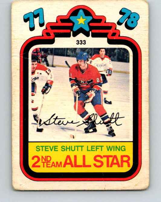 1978-79 O-Pee-Chee #333 Steve Shutt AS  Montreal Canadiens  V25529
