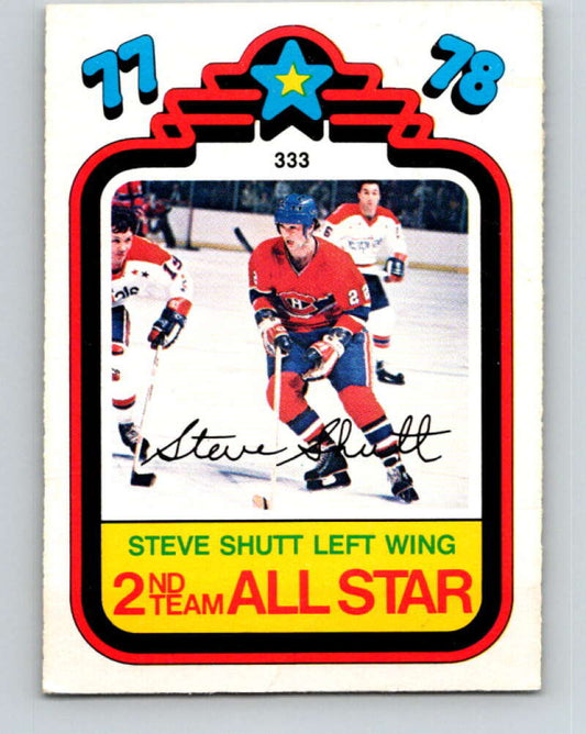 1978-79 O-Pee-Chee #333 Steve Shutt AS  Montreal Canadiens  V25531