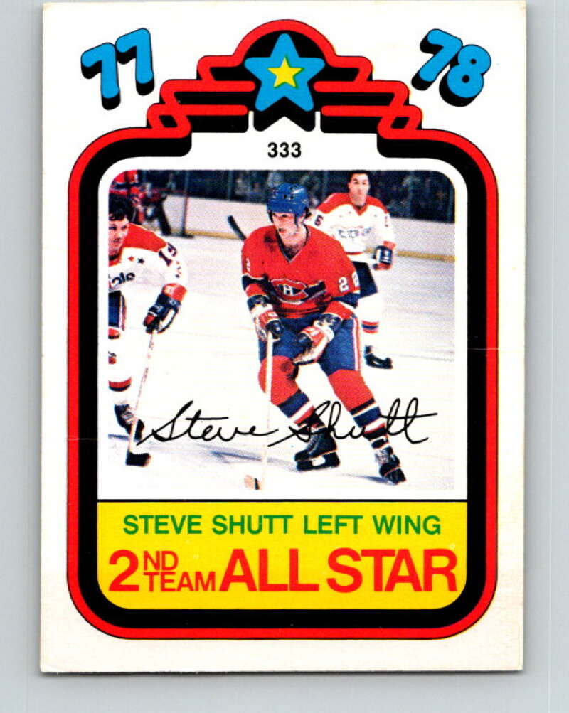 1978-79 O-Pee-Chee #333 Steve Shutt AS  Montreal Canadiens  V25534