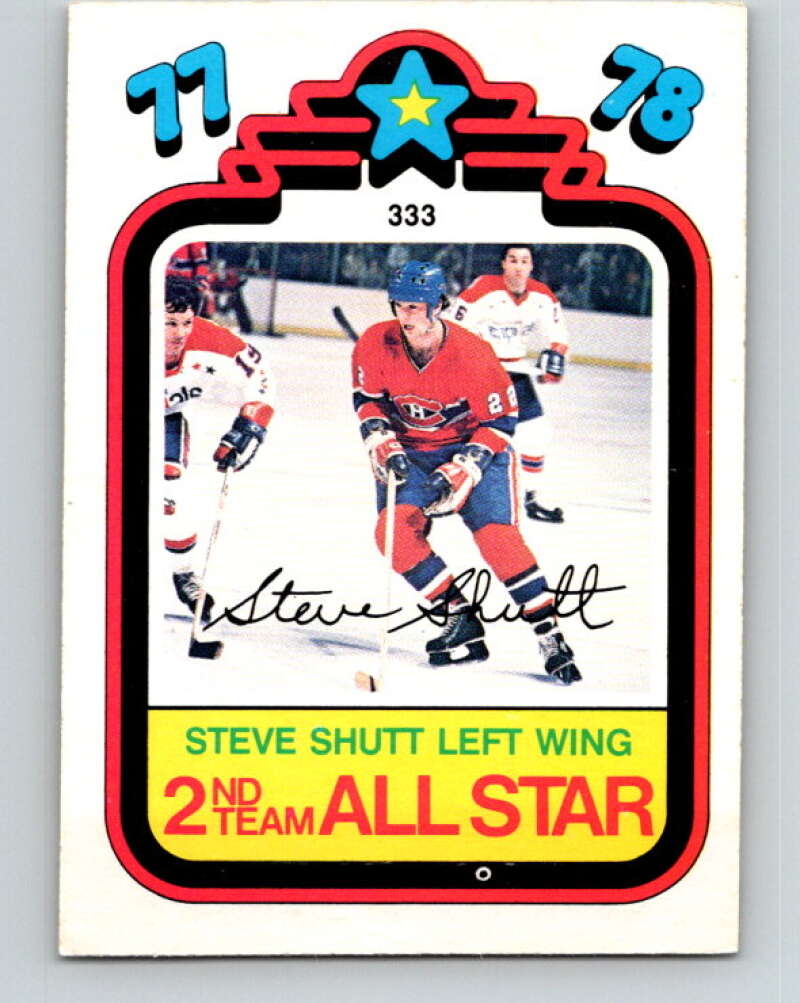 1978-79 O-Pee-Chee #333 Steve Shutt AS  Montreal Canadiens  V25536